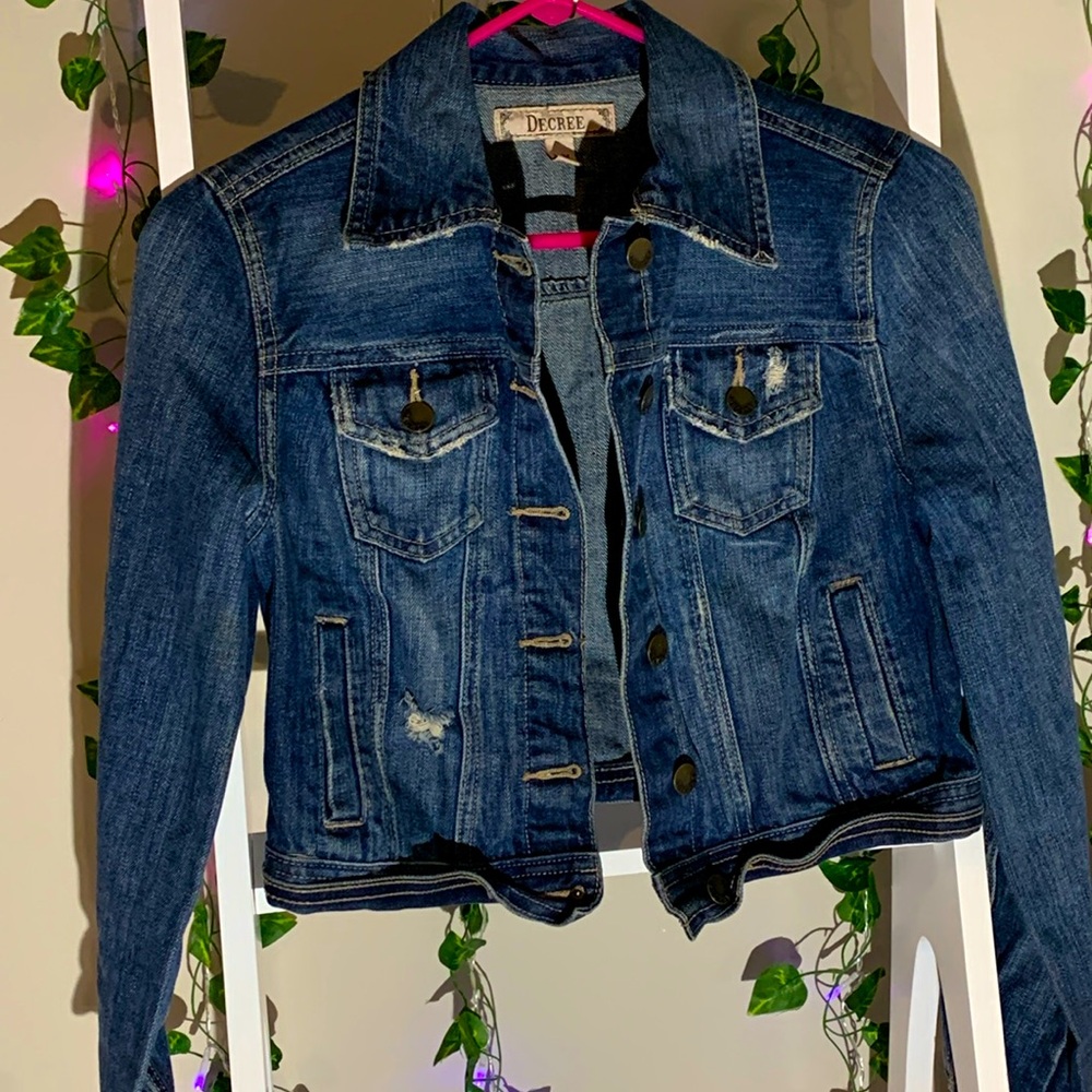 Cute and comfy Jean jacket